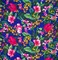 1 Yard Tropical Garden Peachskin Polyester Fabric For Sewing Apparel And Home Décor Projects 45 Inch